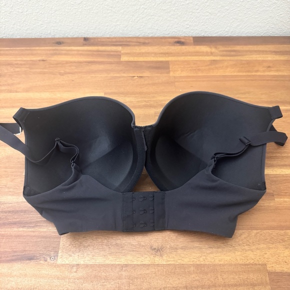 SKIMS Fits Everybody Push up Demi Bra Onyx Black Bra - Picture 7 of 7